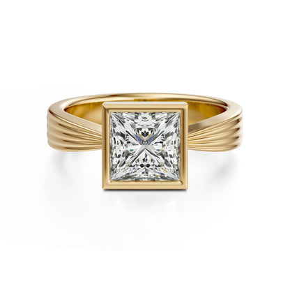 The Veil Ring | Princess | Setting Only - Lavender Creek Gems 