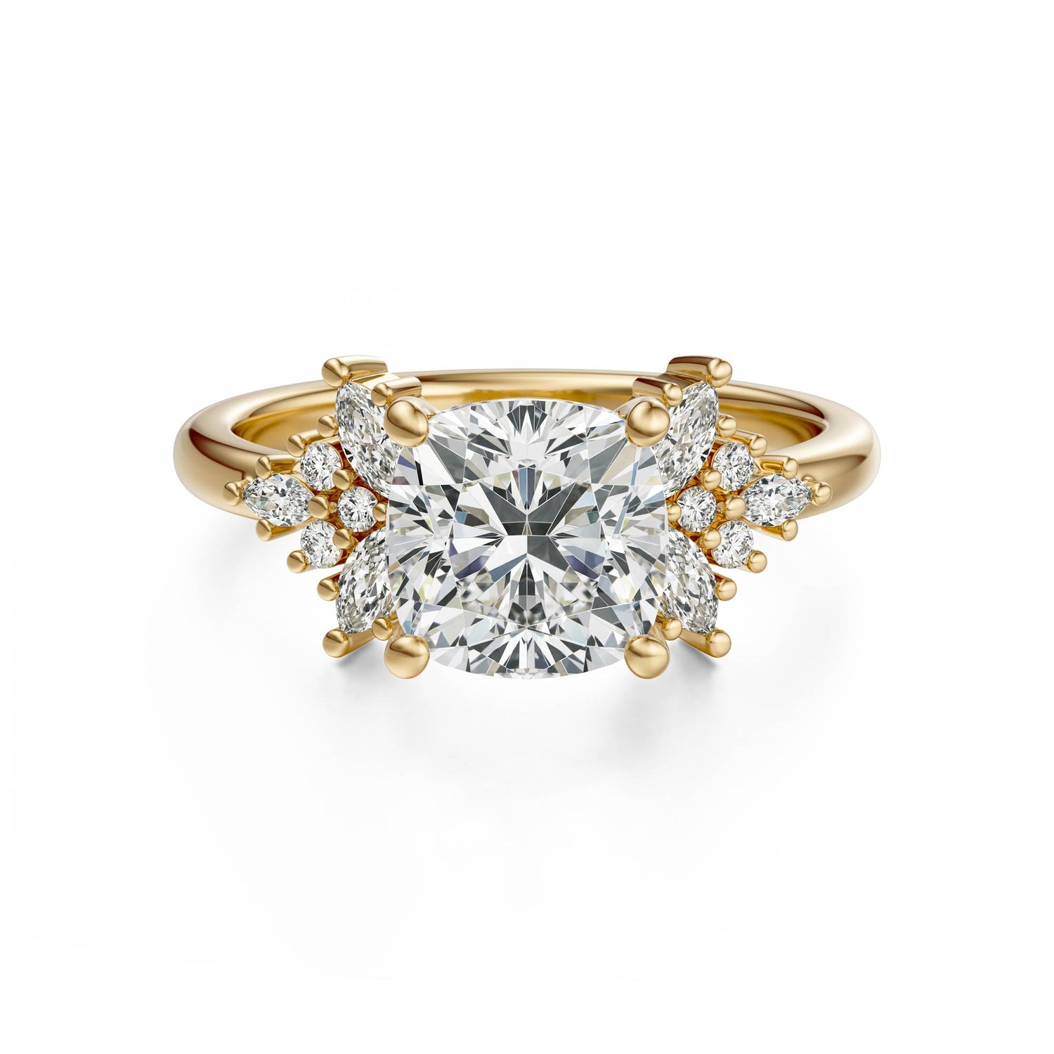 The Veraine Ring | Cushion | Setting Only