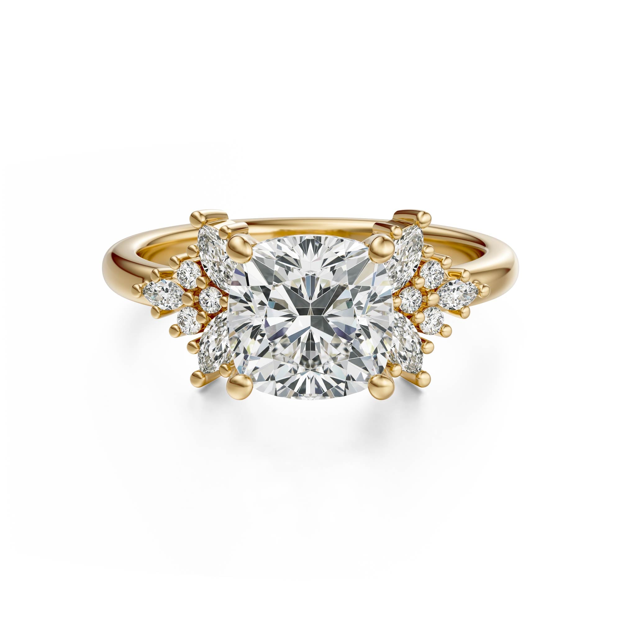 The Veraine Ring | Cushion | Setting Only