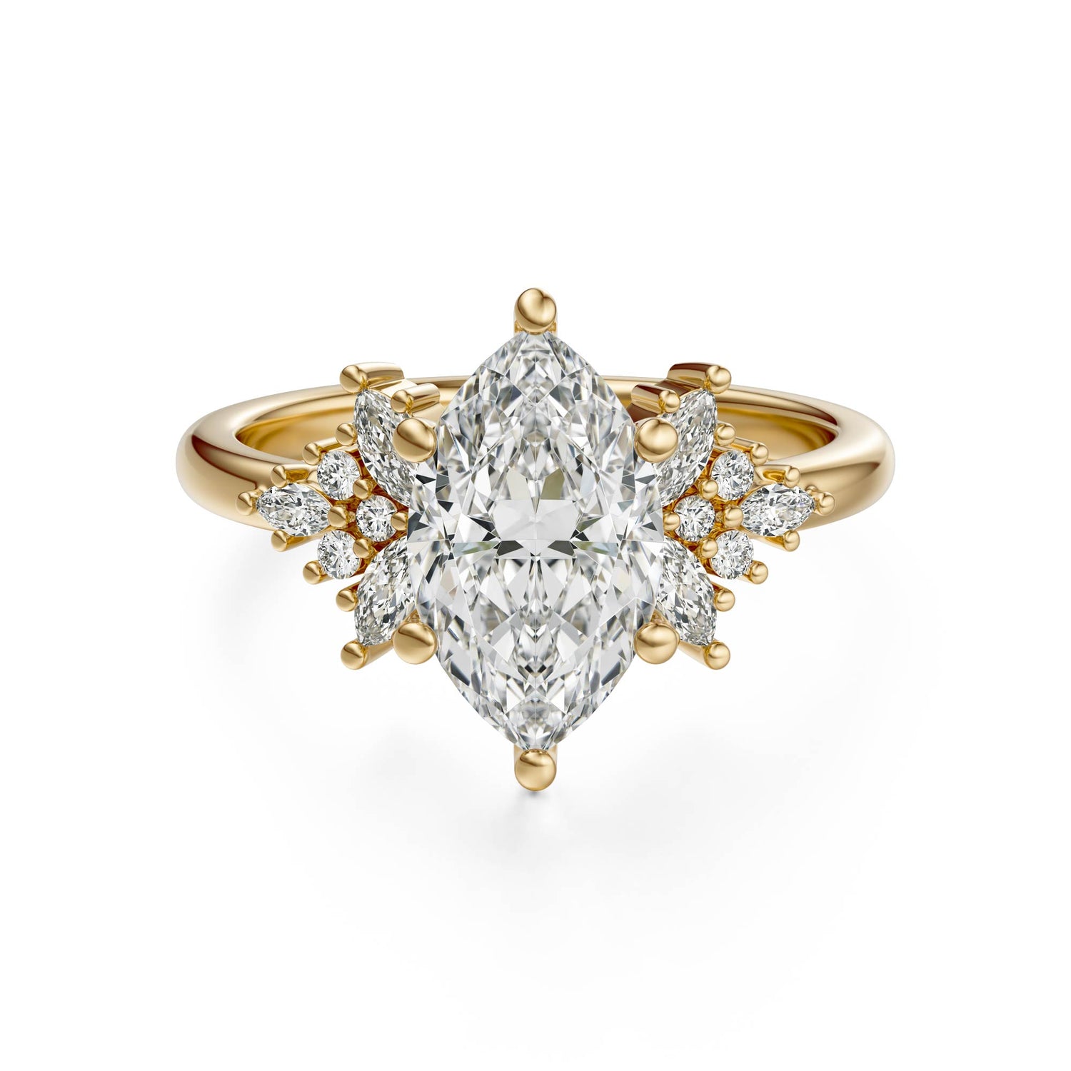 The Veraine Ring | Marquise | Setting Only