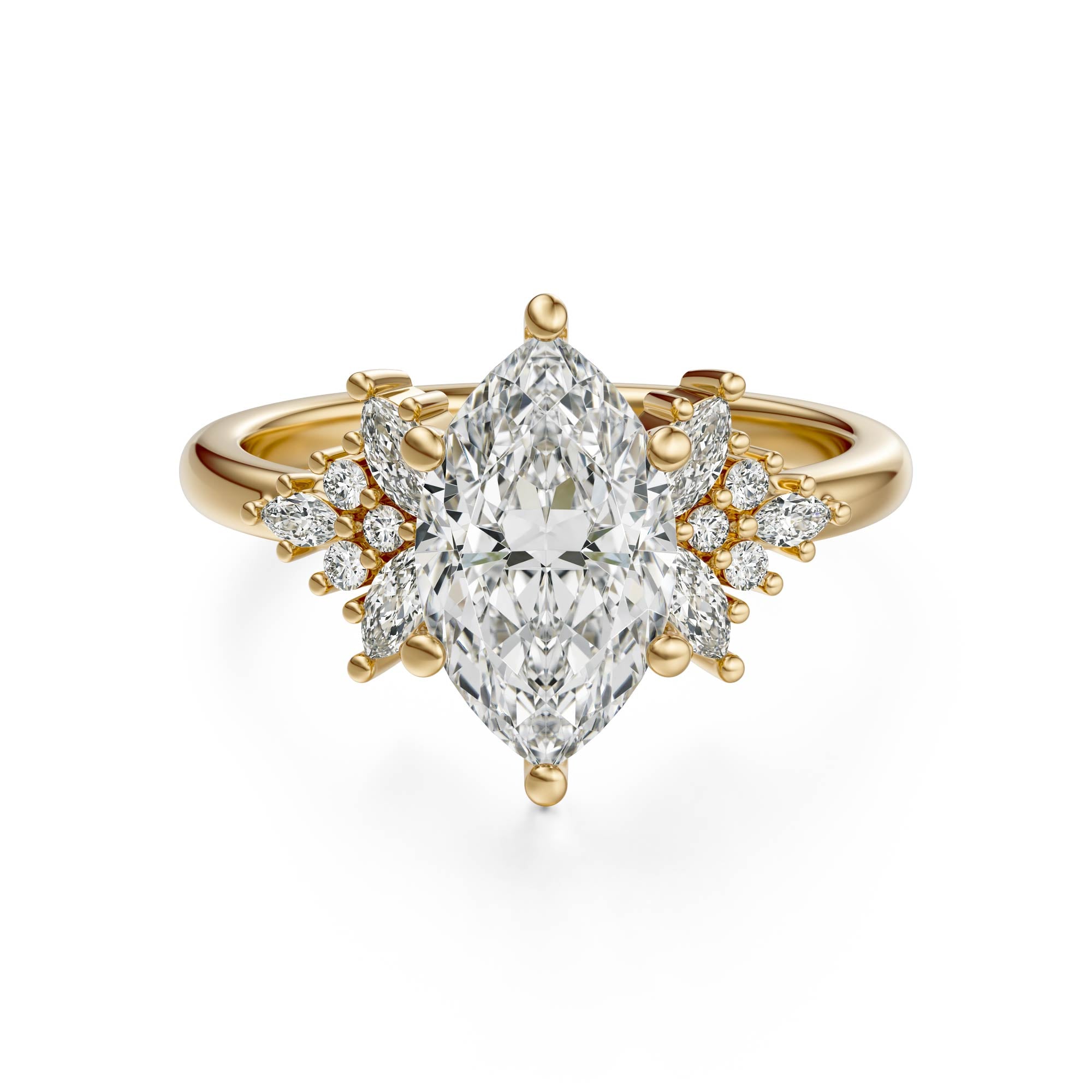 The Veraine Ring | Marquise | Setting Only