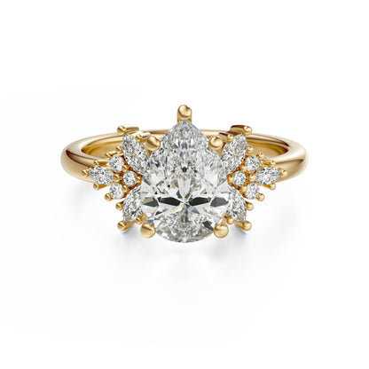 The Veraine Ring | Pear | Setting Only