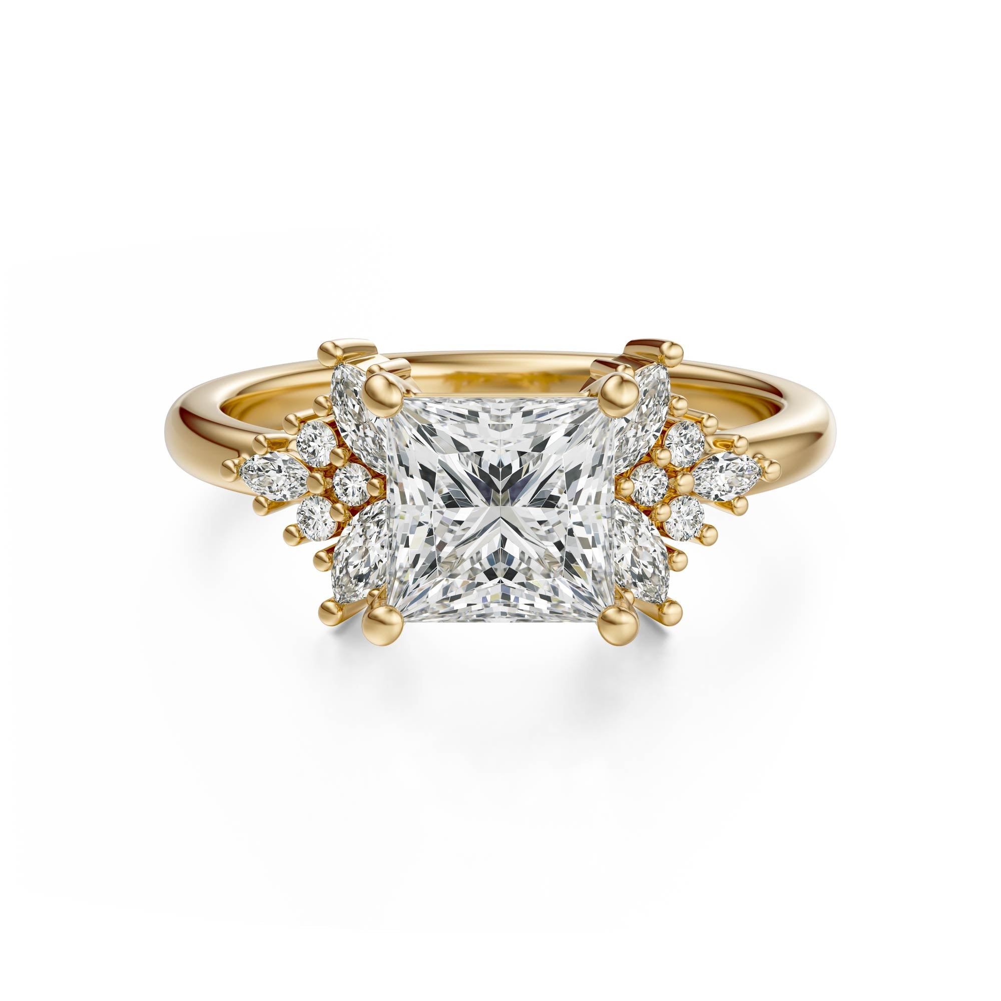 The Veraine Ring | Princess | Setting Only