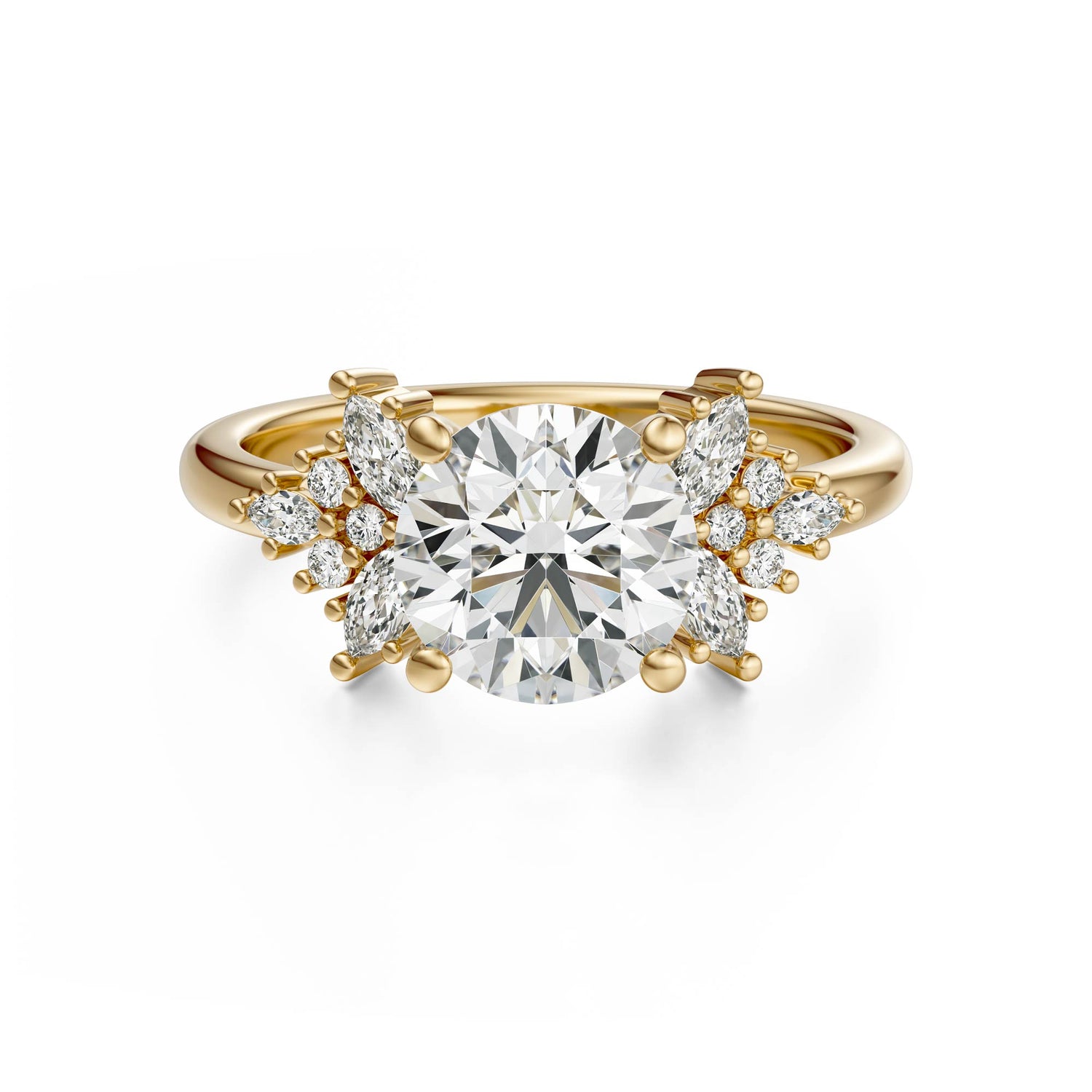 The Veraine Ring | Round | Setting Only