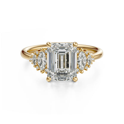 The Vivienne Ring | Emerald Cut