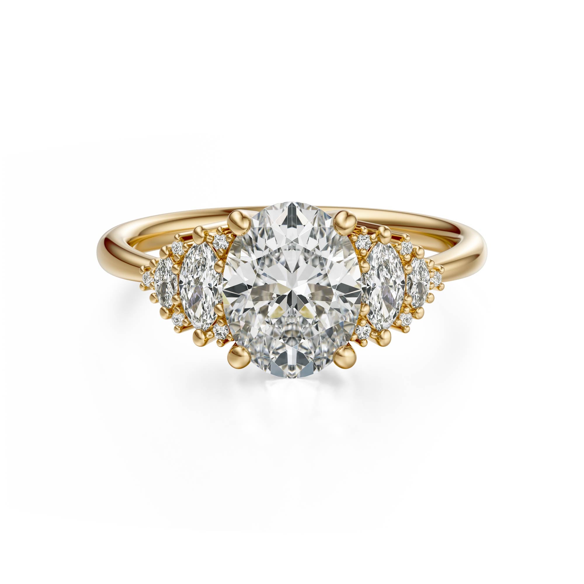 The Vivienne Ring | Oval | Setting Only