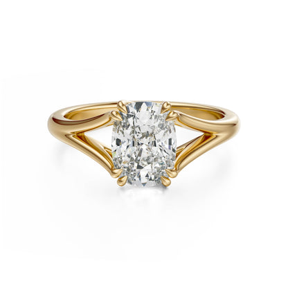 The Weaver Ring | Elongated Cushion | Setting Only - Lavender Creek Gems 