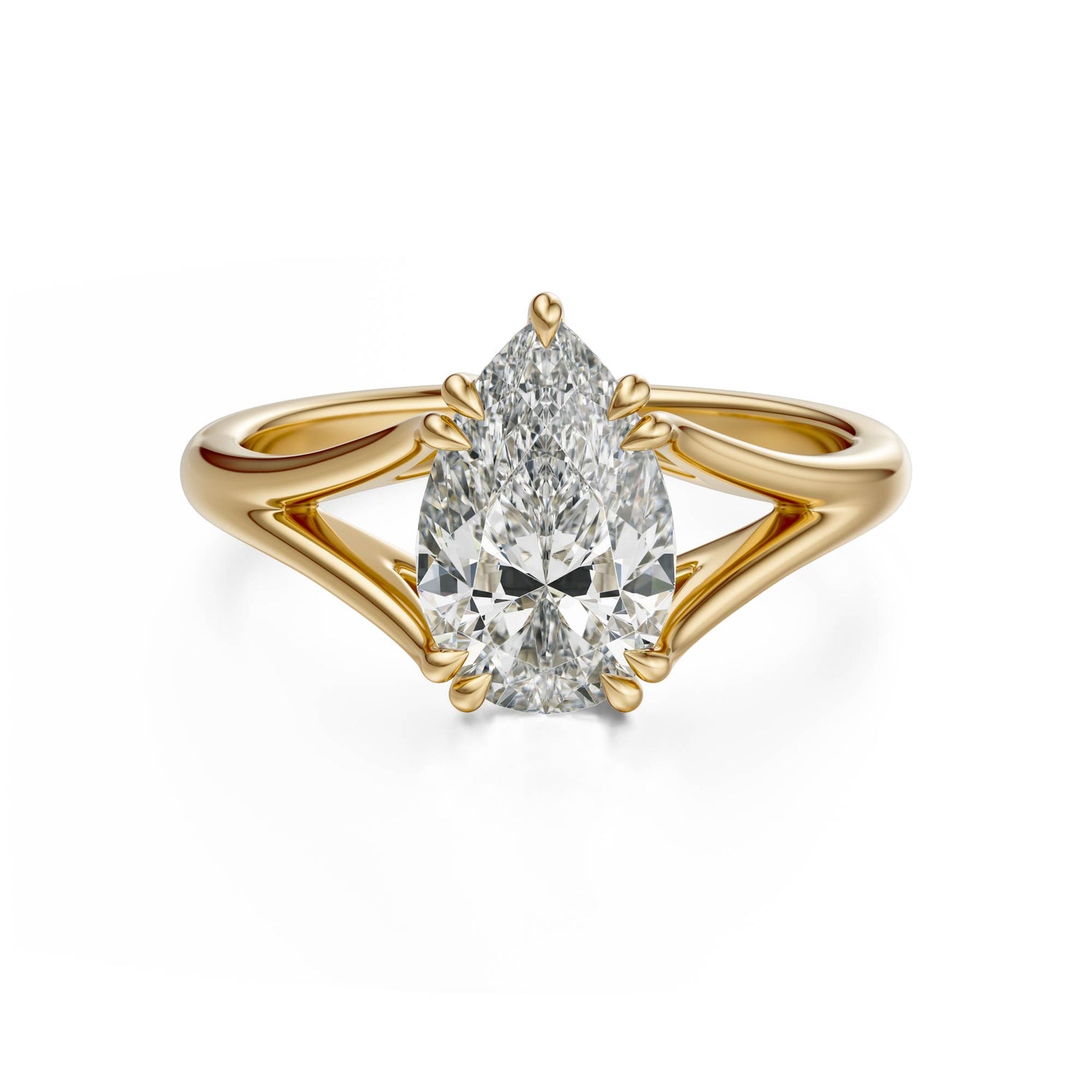 The Weaver Ring | Pear | Setting Only - Lavender Creek Gems 