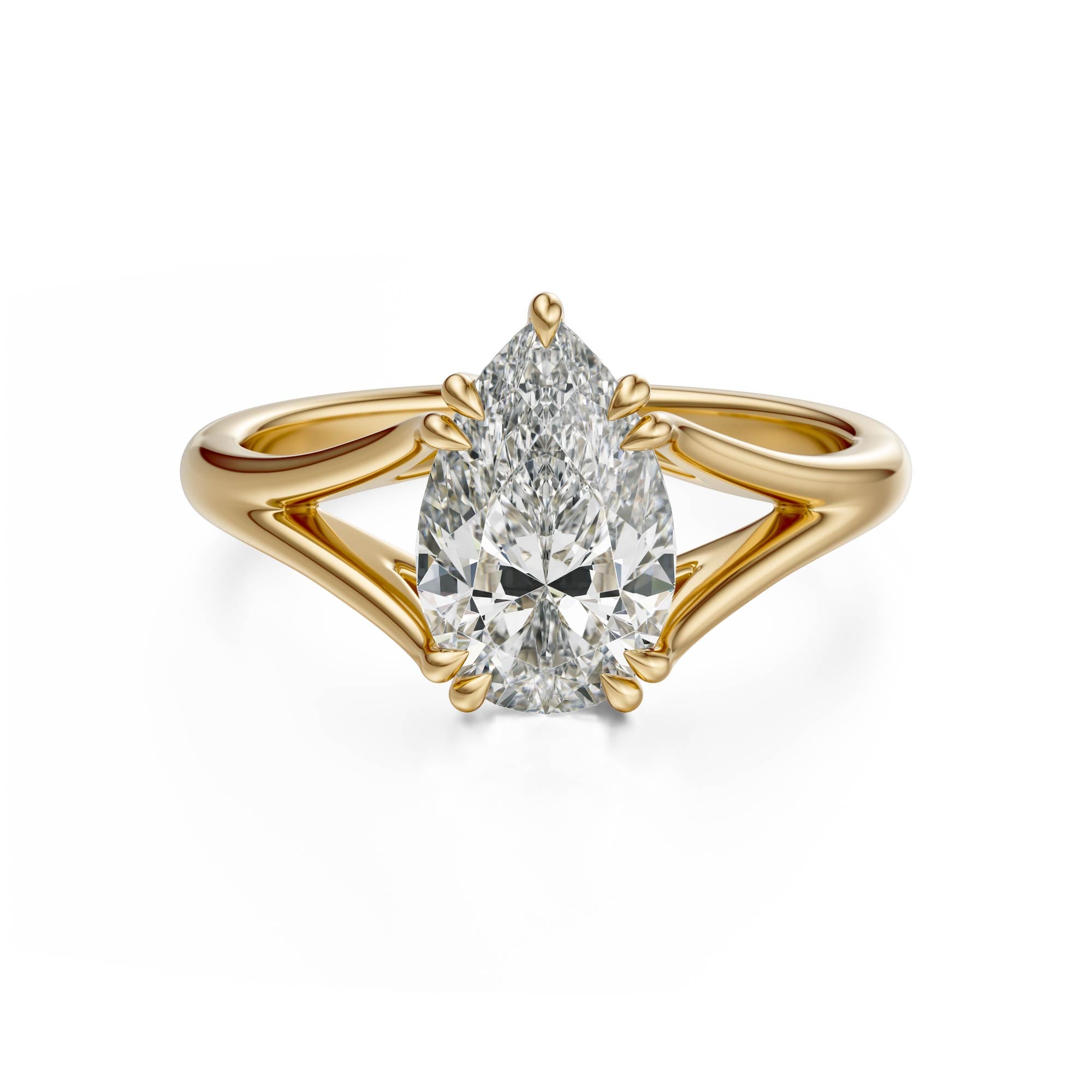 The Weaver Ring | Pear | Setting Only - Lavender Creek Gems 
