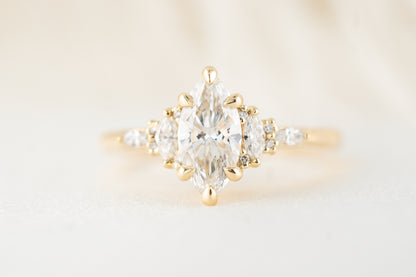 The Maeve Ring | Marquise Diamond - Lavender Creek Gems 