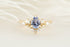 The Aurora Ring - 0.88 CT Pear Lavender Sapphire - Lavender Creek Gems 