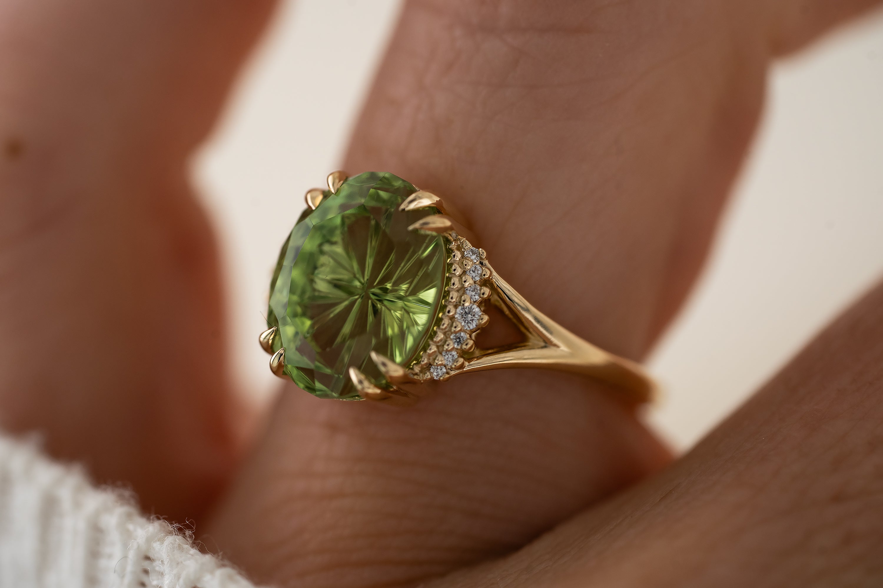 The Serendipity Ring | 4.39 CT Oval Starbrite™ Tourmaline