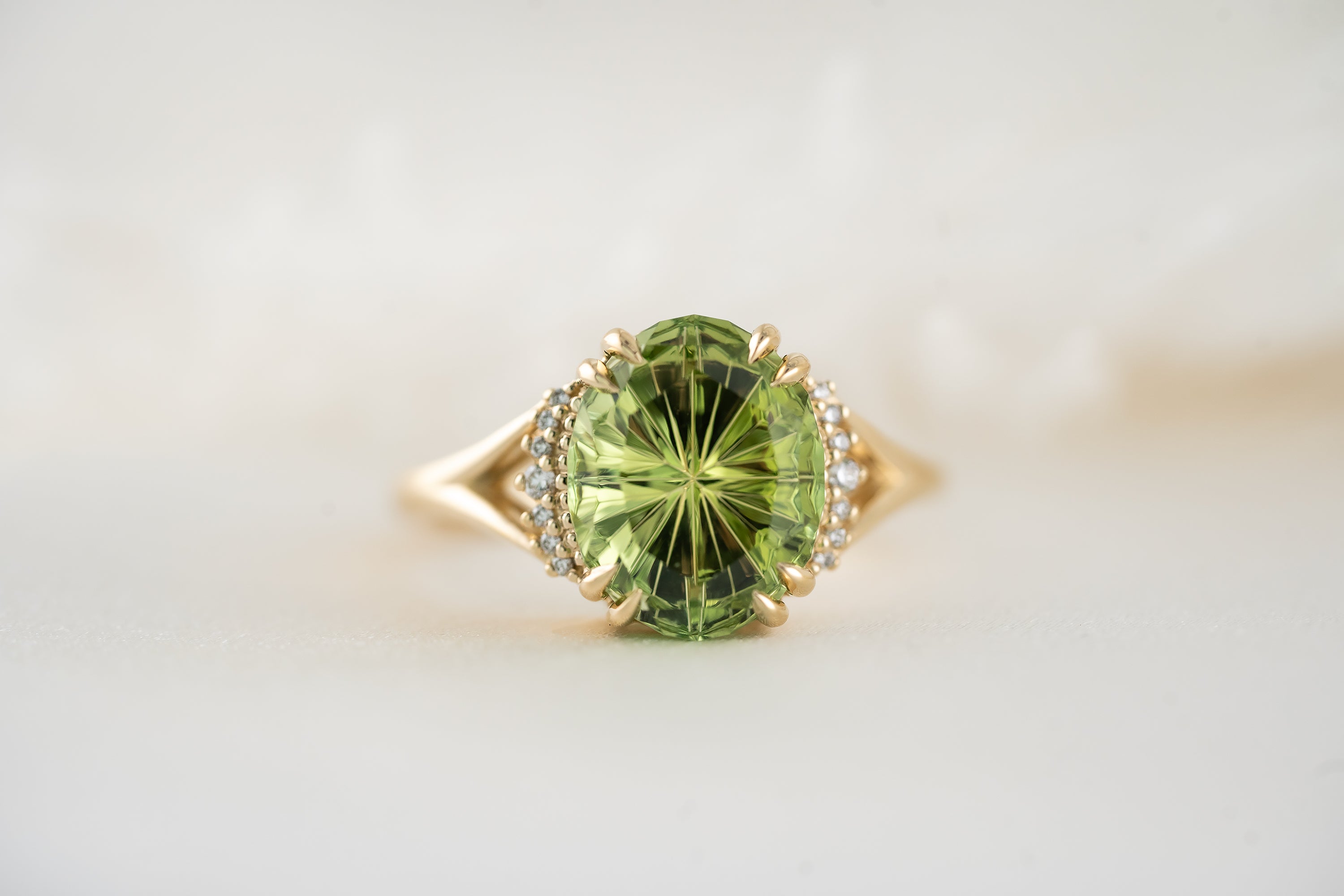 The Serendipity Ring | 4.39 CT Oval Starbrite™ Tourmaline