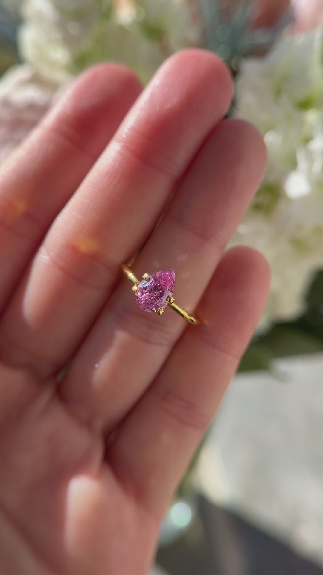 1.93 CT Pear Pink Sapphire