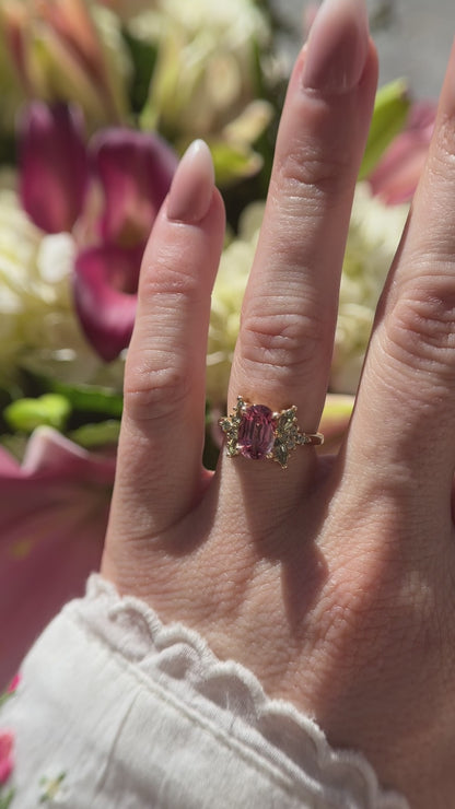 The Veraine Ring | 2.26 Oval Rose Spinel