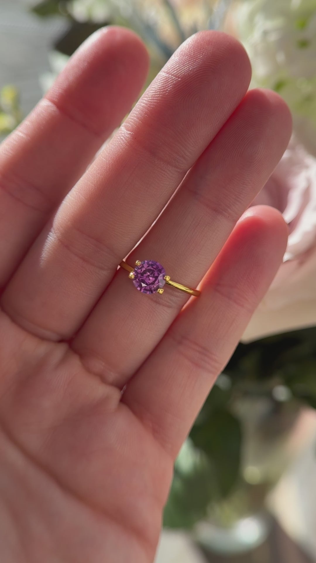 1.5 CT Round Magenta Sapphire