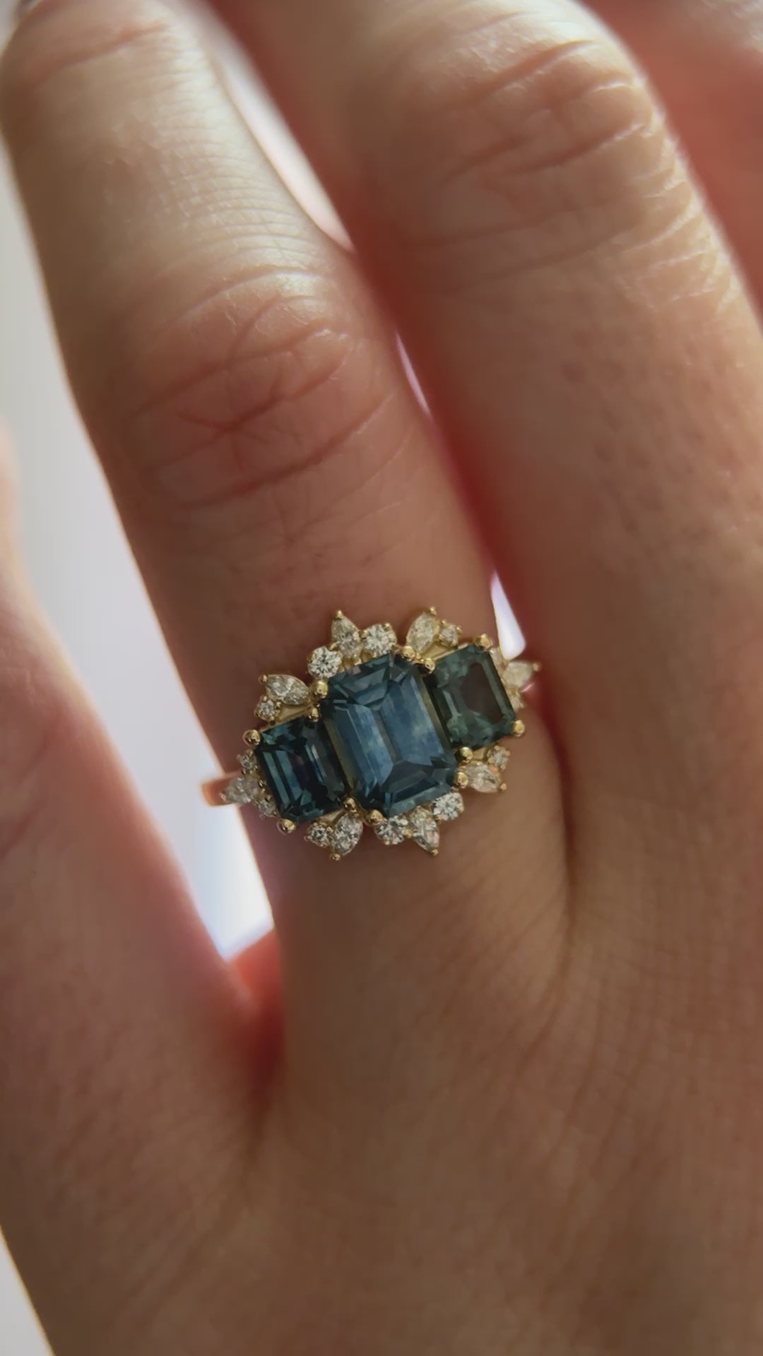 The Marial Montana Sapphire Ring