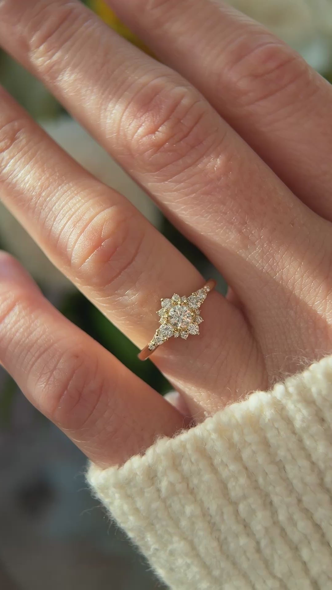 The Diamond Bloom Ring
