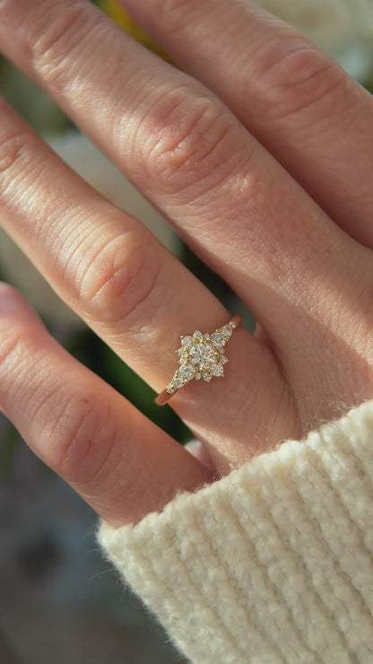 The Diamond Bloom Ring