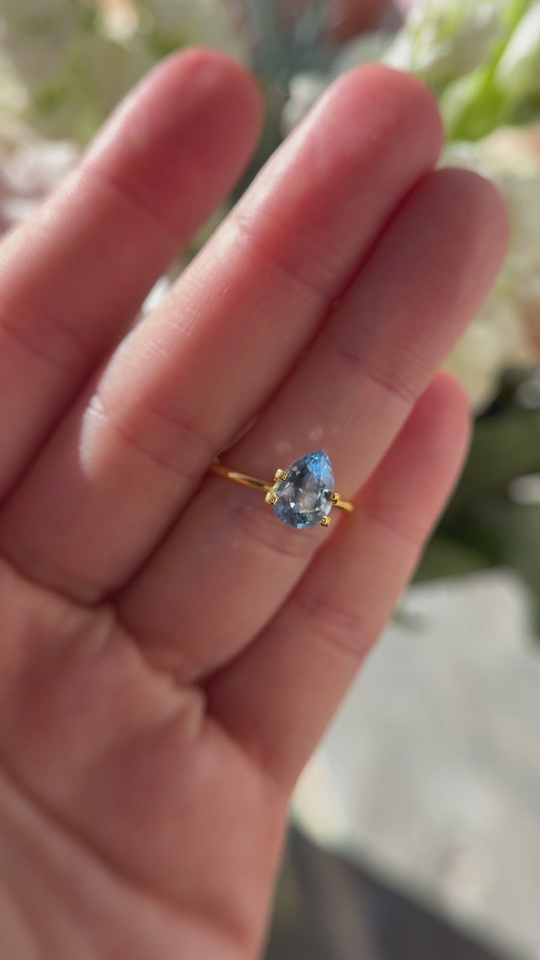 2.01 CT Pear Blue Sapphire