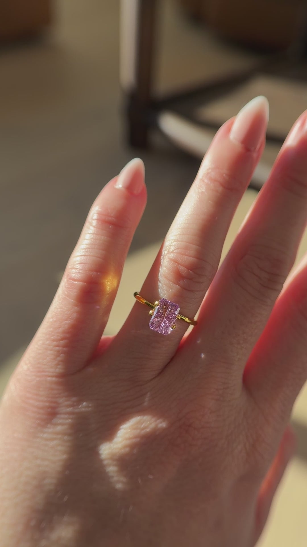 2.72 CT Rectangular Starbrite™ Cut Pink Sapphire