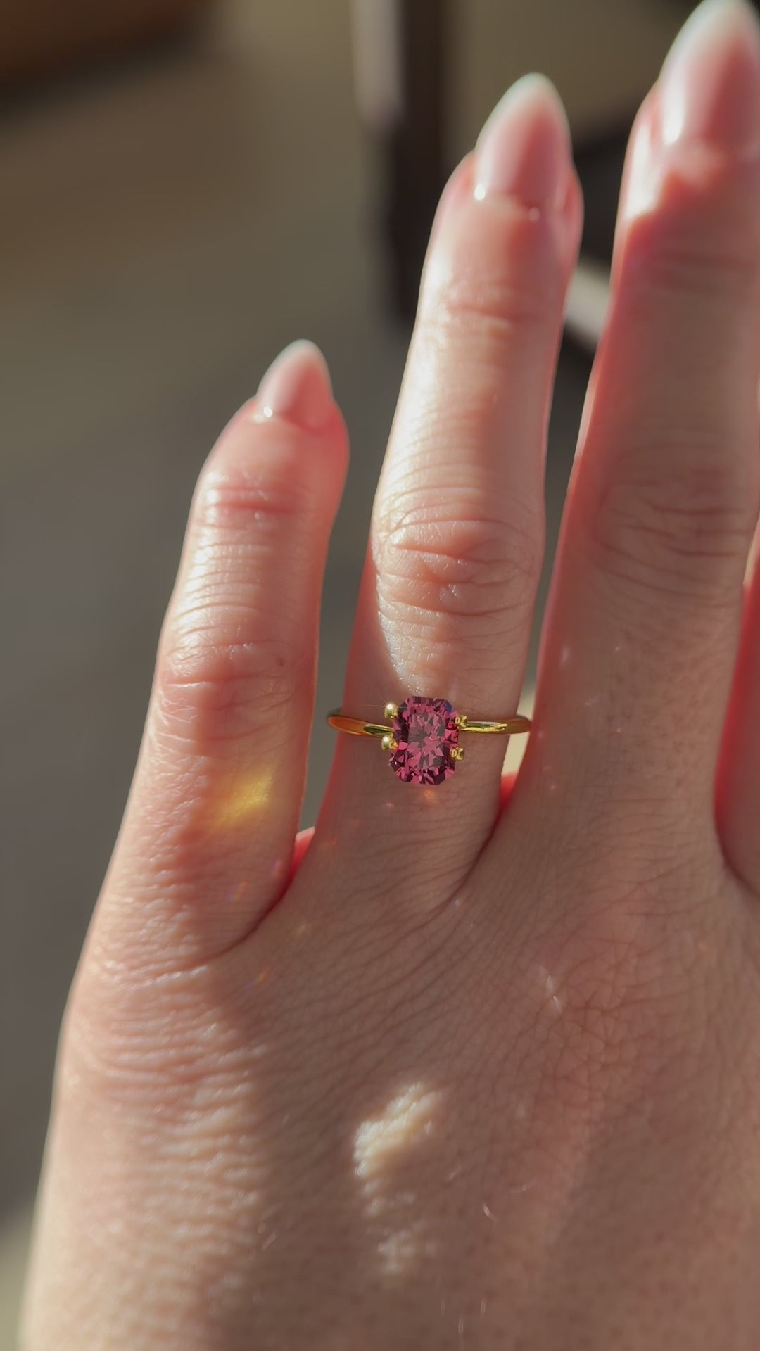 2.08 CT Radiant Cut Pink Spinel