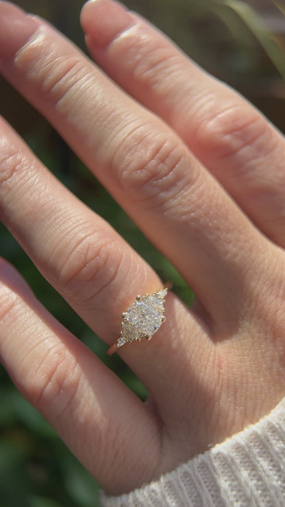 The Maeve Ring | Elongated Cushion Diamond