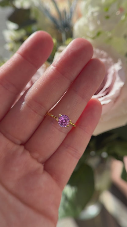 1.68 CT Round Pink Magenta Sapphire