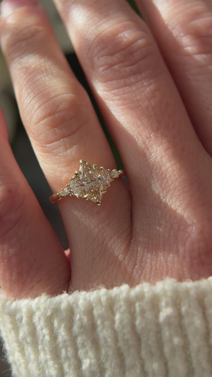 The Maeve Ring | 1.18 CT Marquise Champagne Diamond