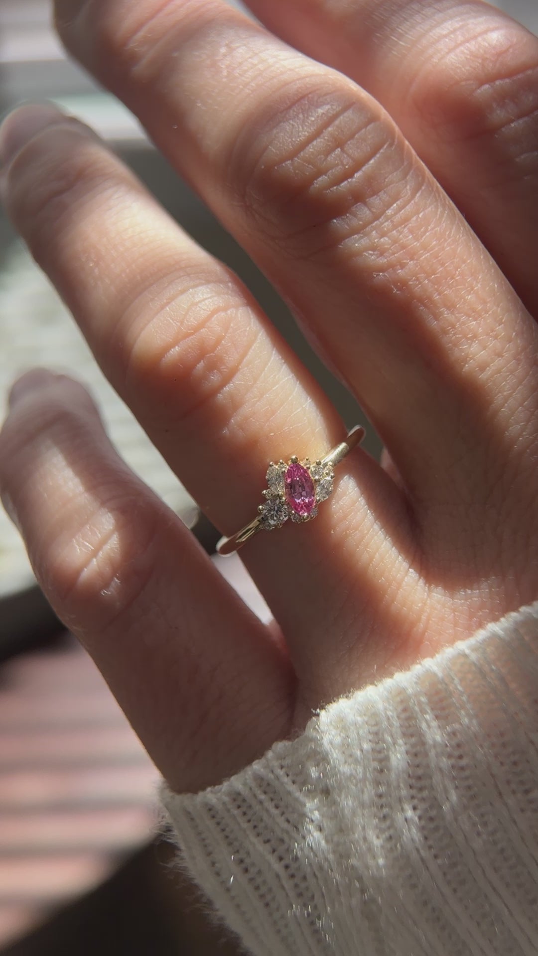 The Cosma Ring | Pink Sapphire