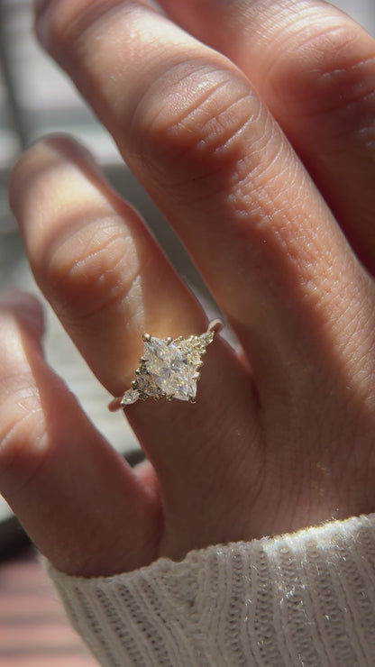 The Maeve Ring | Marquise Moissanite