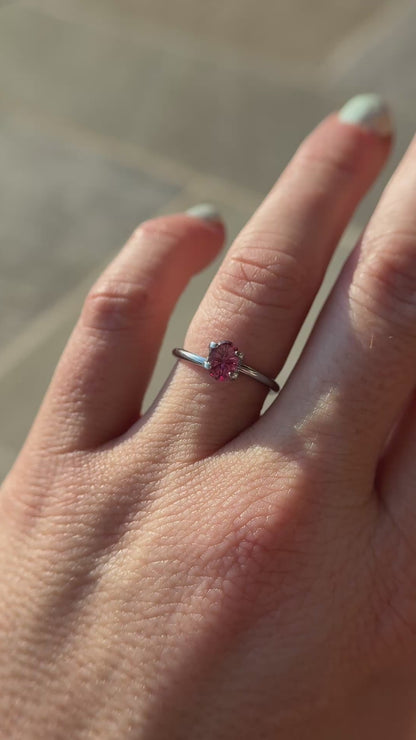0.75 CT Oval Starbrite™ Cut Pink Sapphire