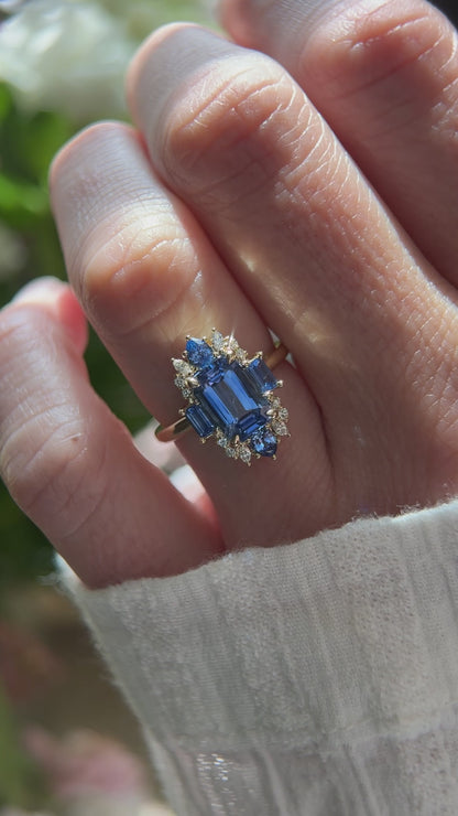 The Georgia Ring | Blue Sapphire