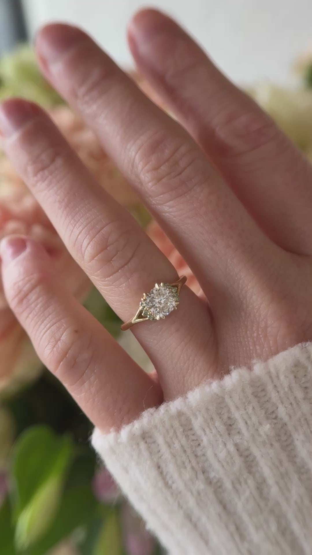 The Serendipity Ring | 1.28 CT Cushion Diamond