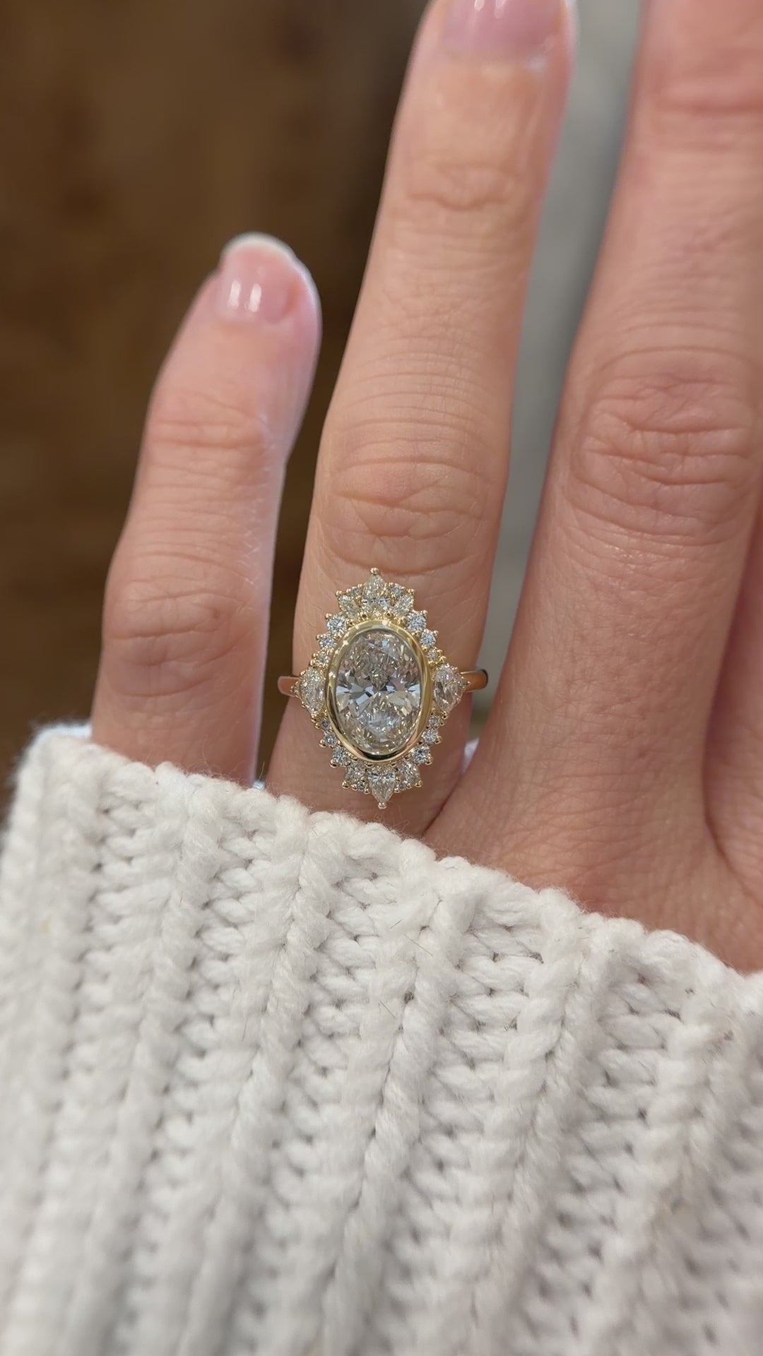 The Ethereal Ring | 2.75 CT Oval Diamond