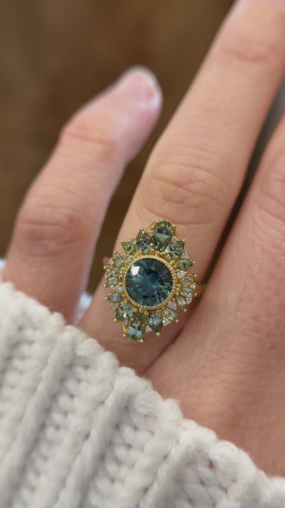 The Aurelia Ring | Montana Sapphire