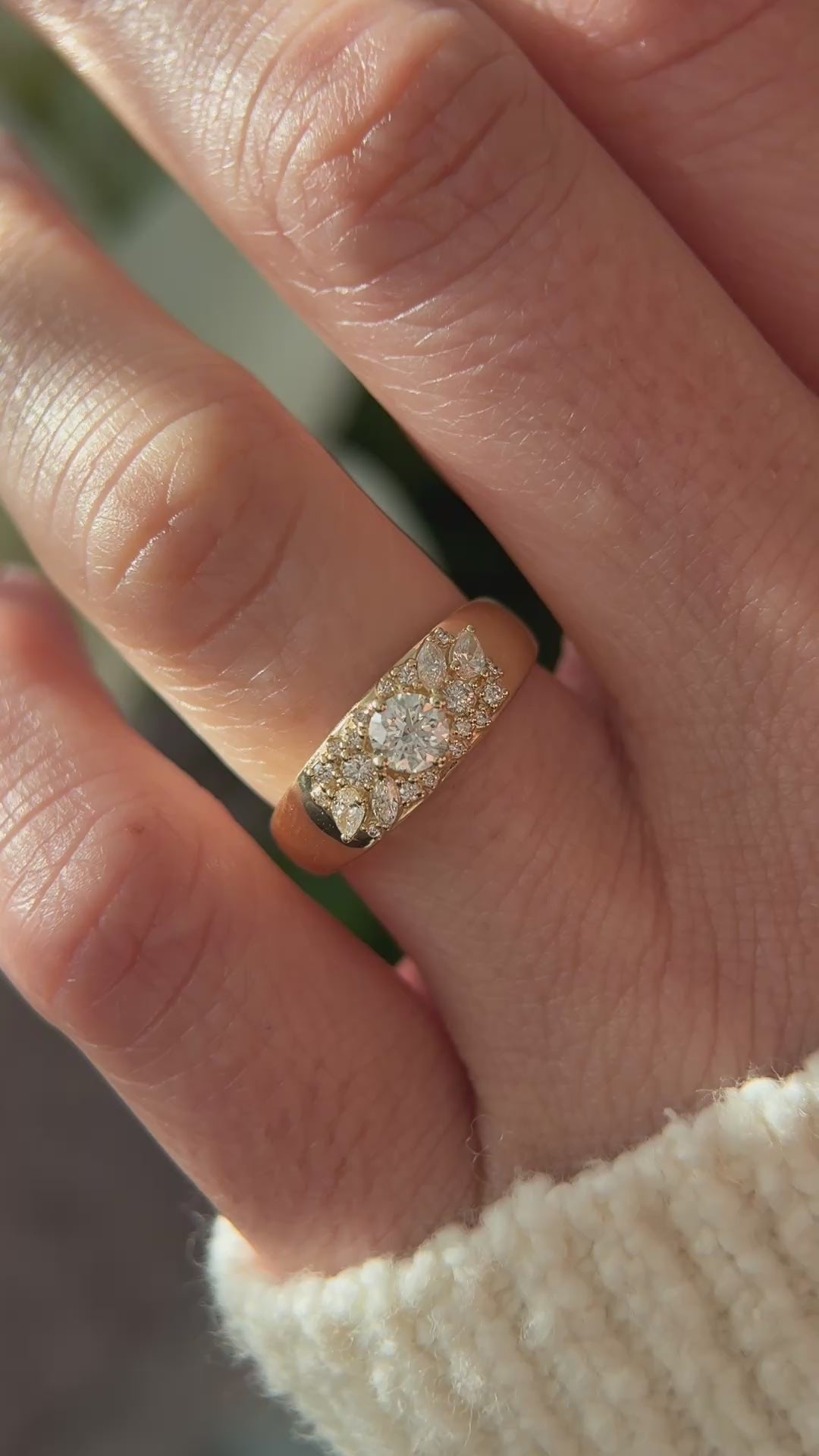 The Diamond Bejeweled Ring