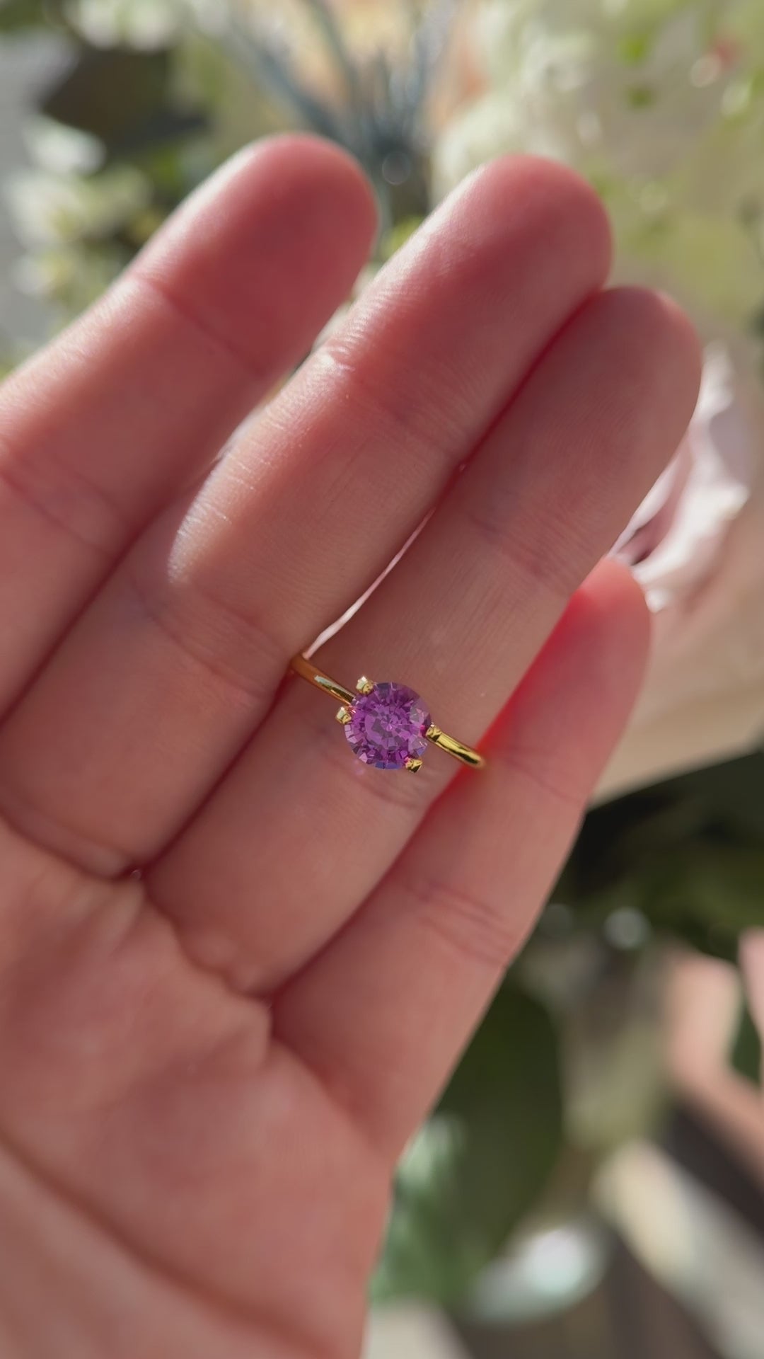 1.63 CT Round Magenta Sapphire