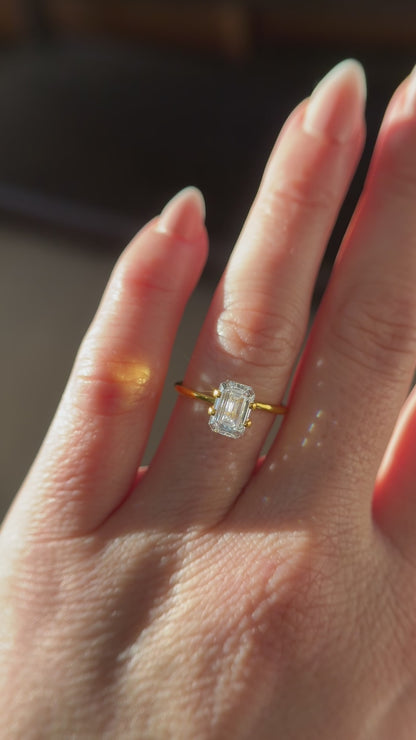 1.98 CT Lab Created Emerald Cut Diamond