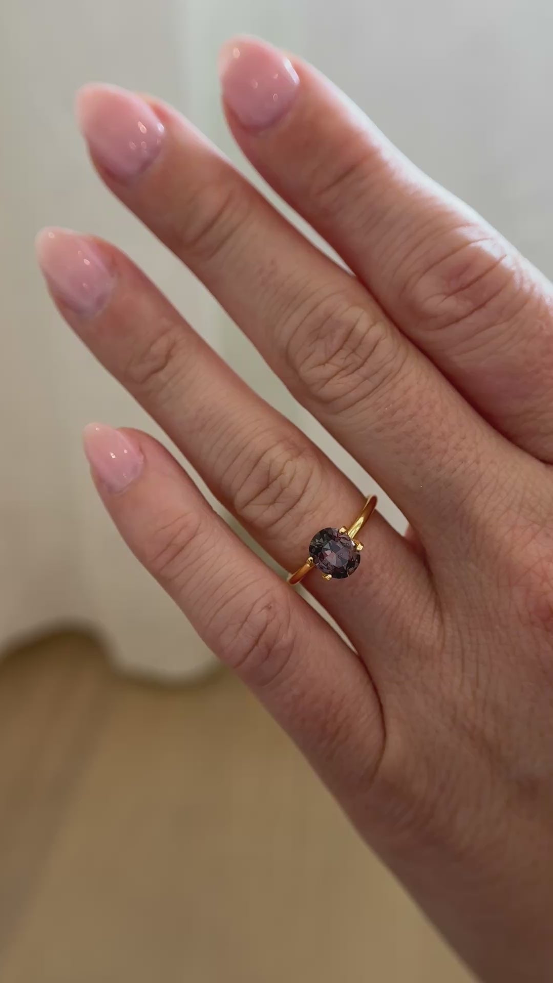 1.59 CT Oval Cut Brown Sapphire