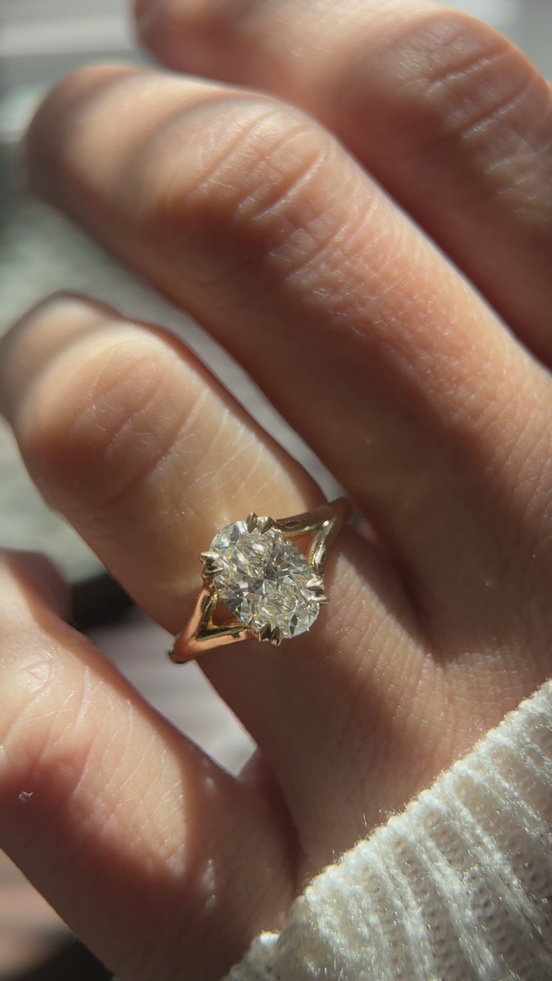 The Weaver Ring | Oval Diamond