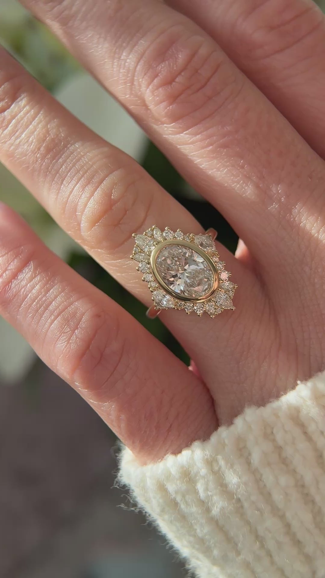 The Ethereal Ring | 2.75 CT Oval Diamond
