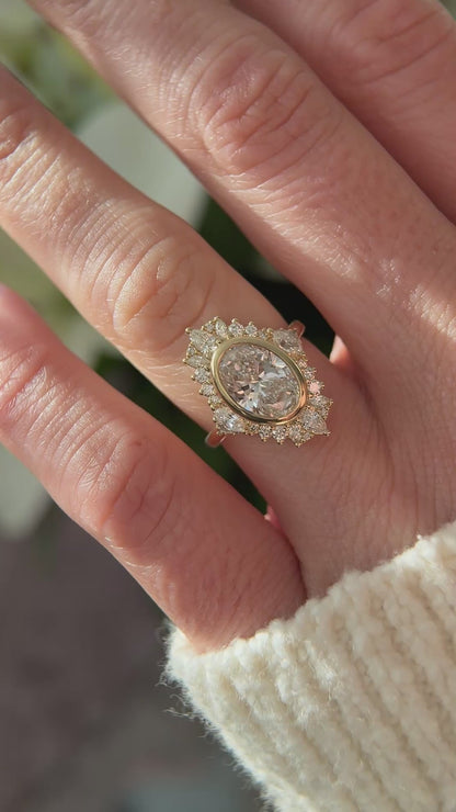 The Ethereal Ring | 2.75 CT Oval Diamond