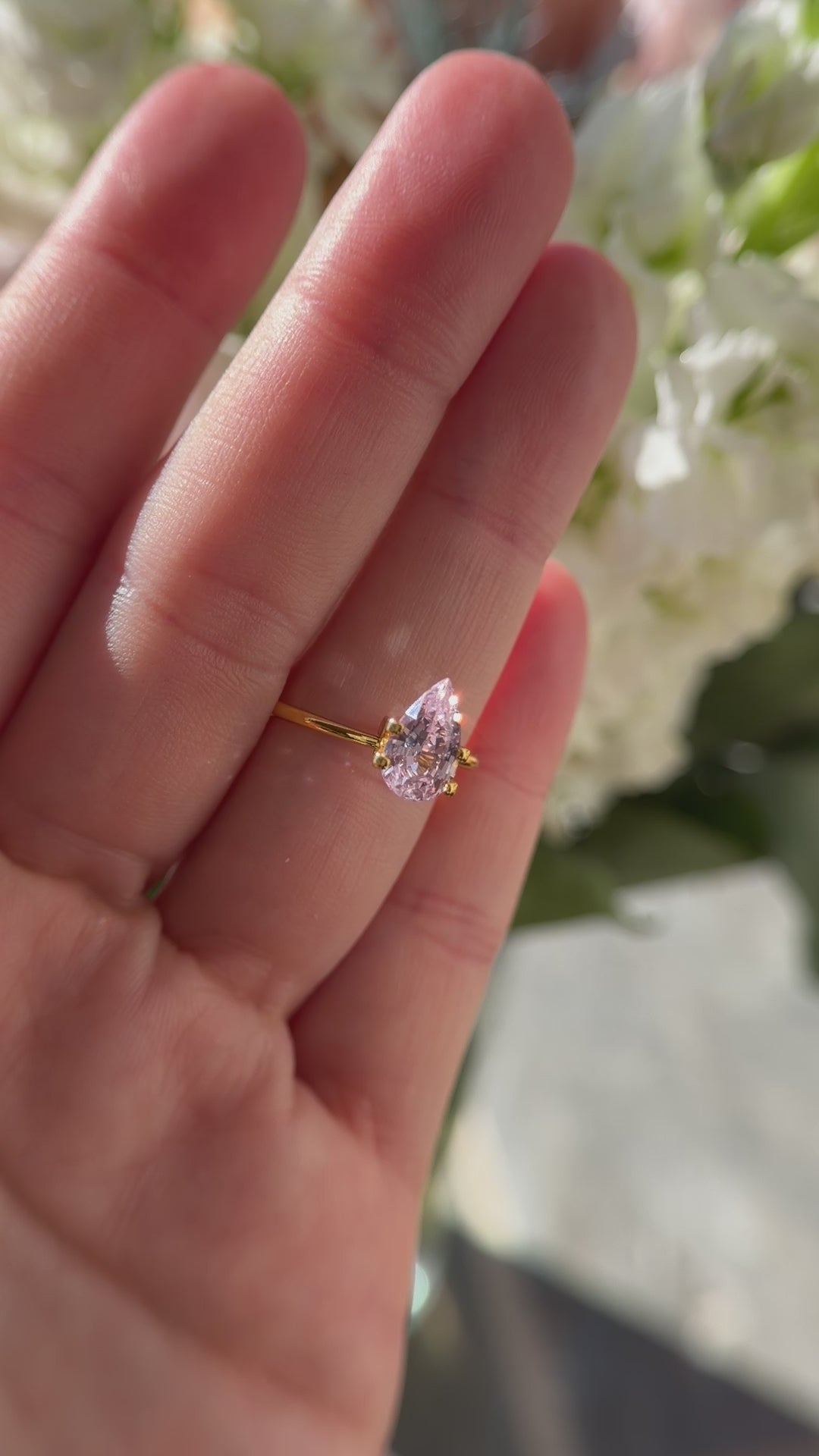 2.36 CT Pear Pastel Purple Sapphire