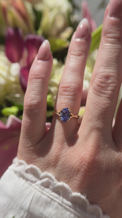 The Fates Ring | 2.23 CT Oval Tanzanite