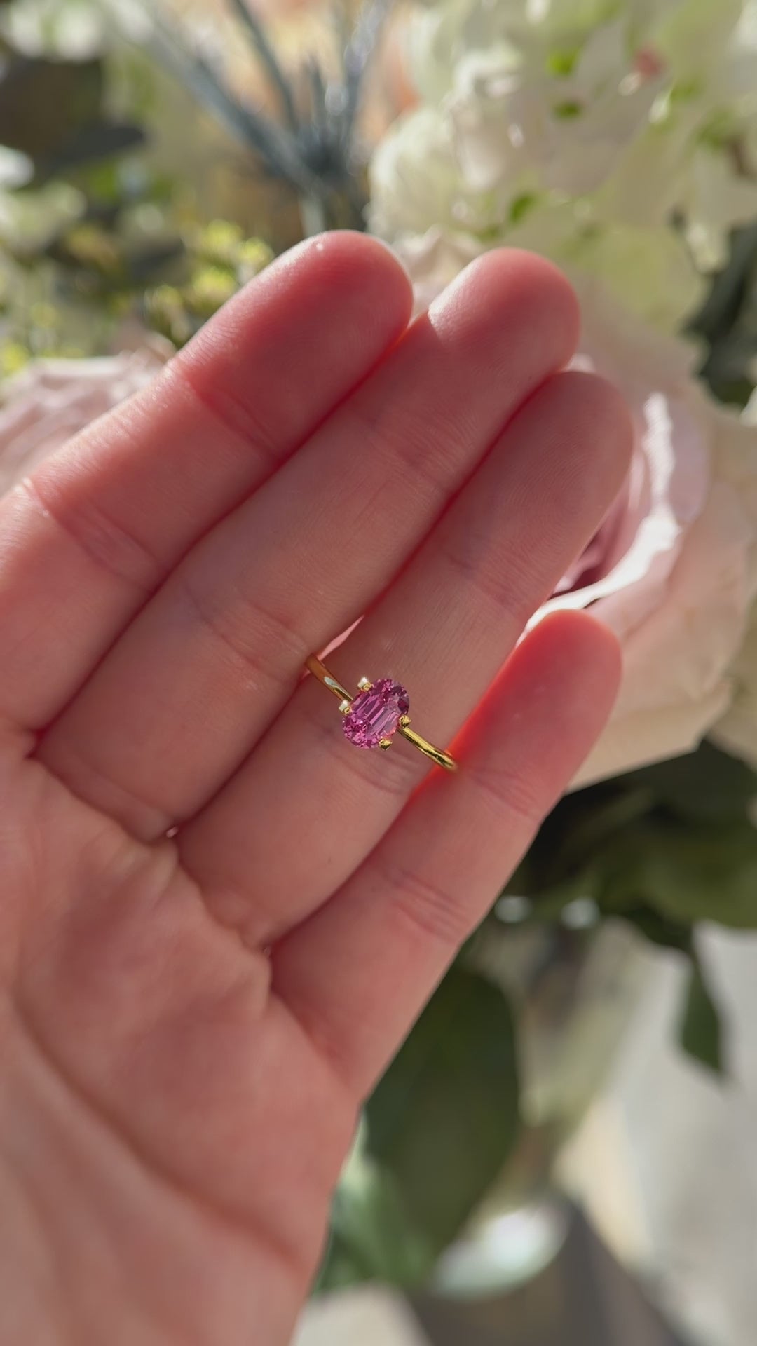 1.41 CT Oval Pink Sapphire