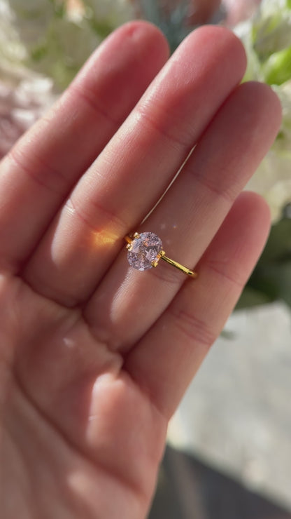 2.24 CT Oval Light Purple Sapphire