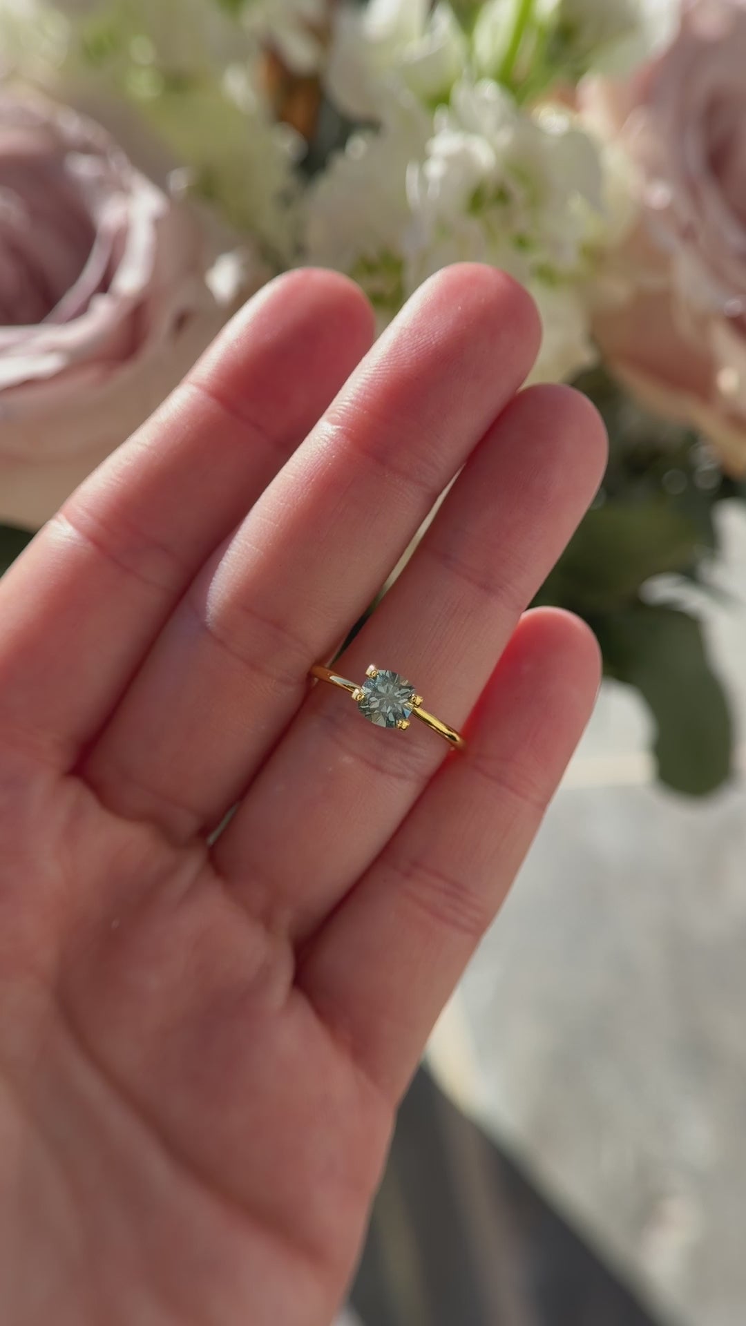 1.1 CT Cushion Teal/Blue Montana Sapphire