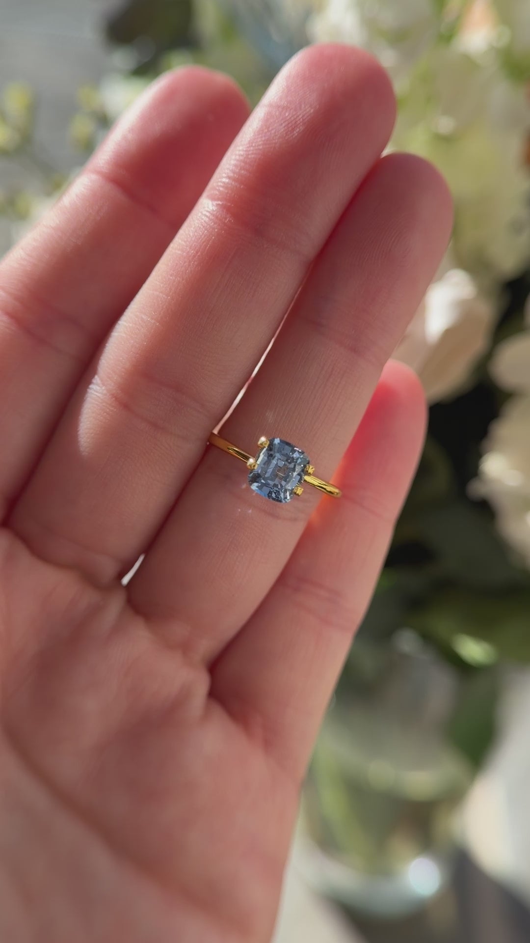 1.82 CT Cushion Blue Sapphire