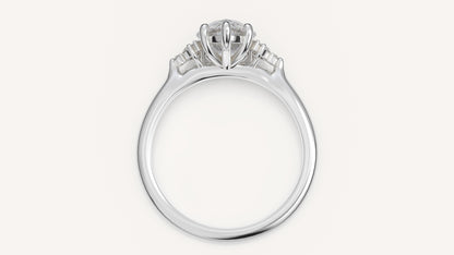 The Maren Ring | Pear | Setting Only